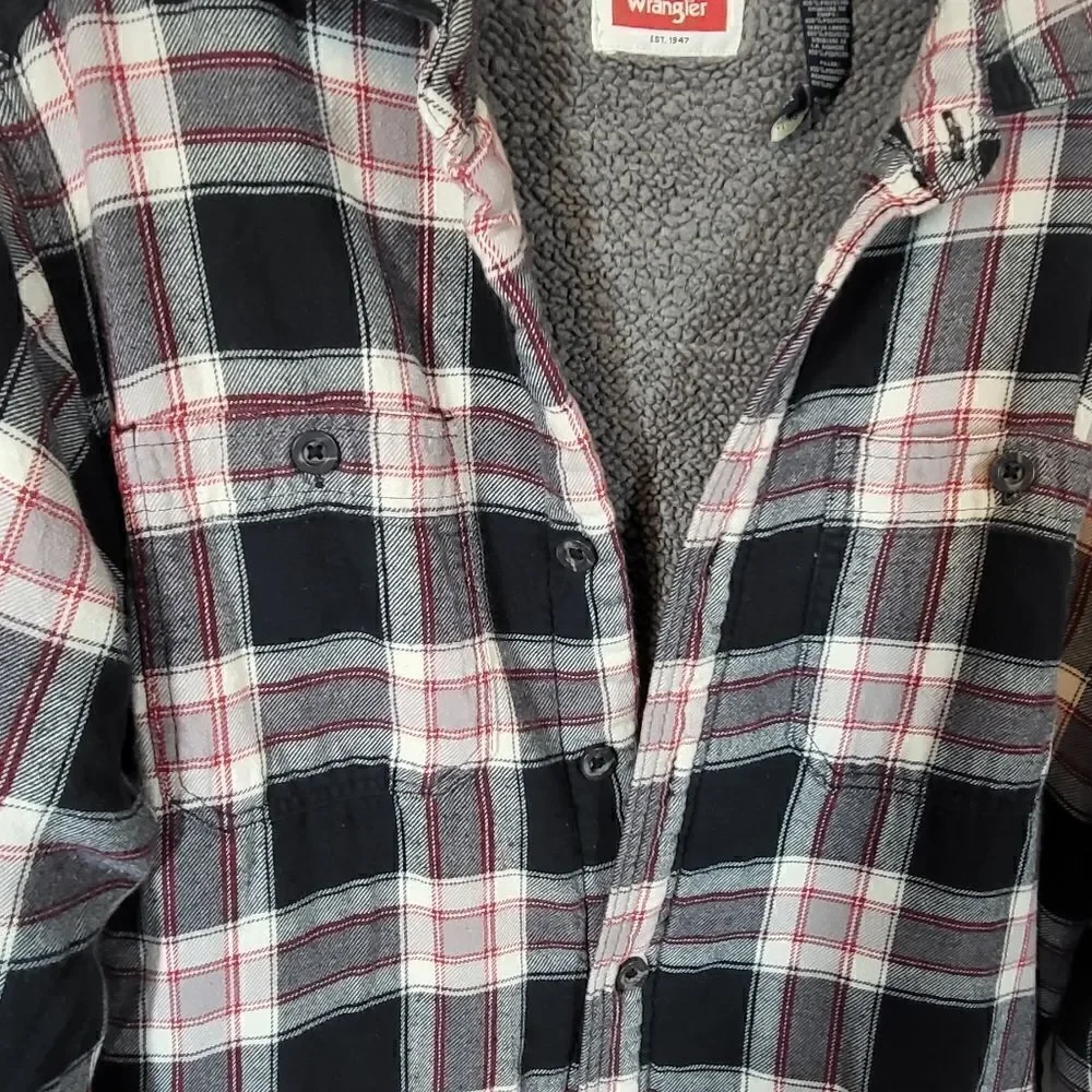 Wrangler Men's Plaid Shacket